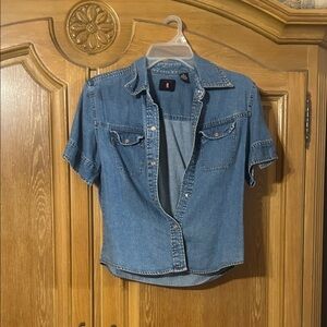 Levi's Blue Button Down Denim Shirt